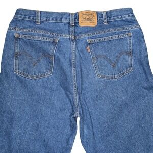 Vintage Levi's Orange Tab 38x30 Cotton Denim Blue Jeans Straight Leg‎ Western